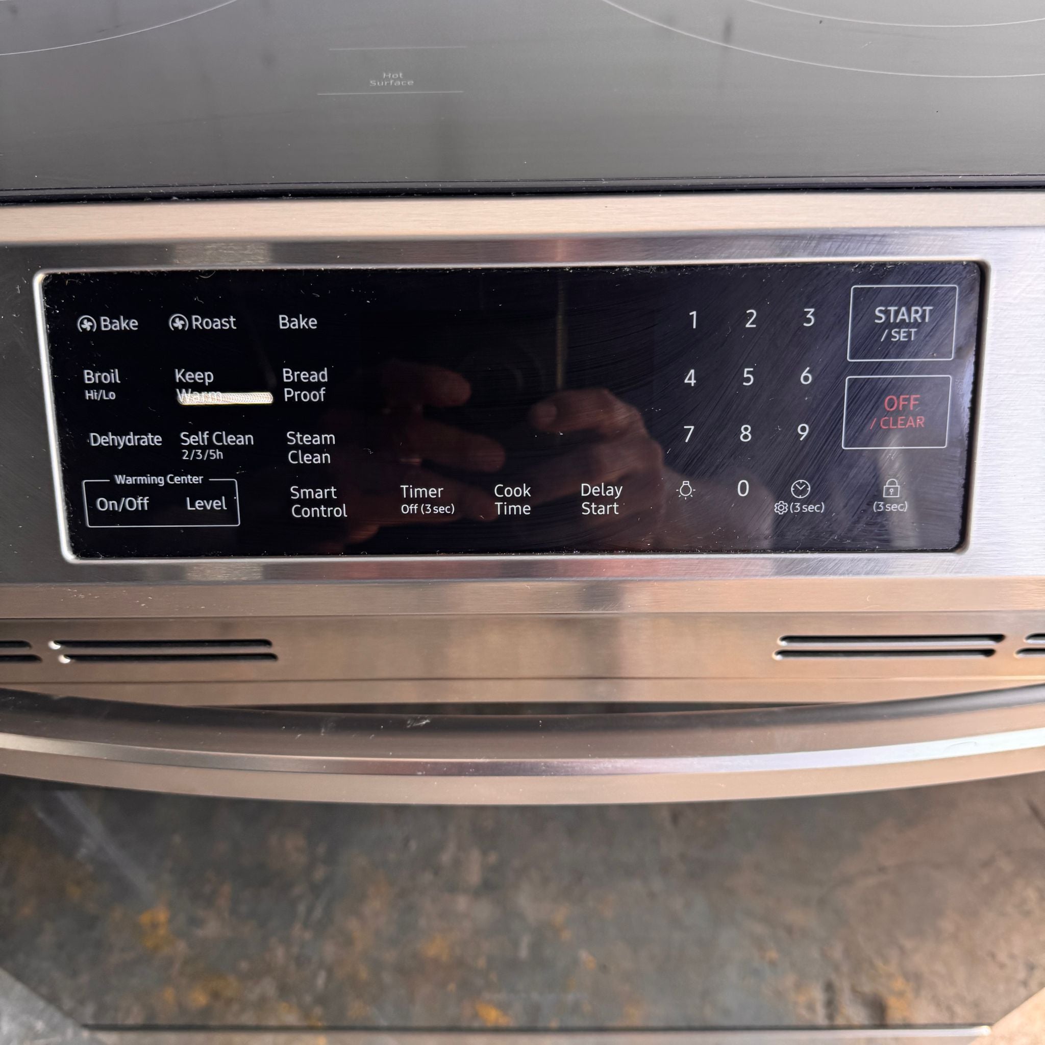 Samsung Stainless Steel Slide-In Electric Stove Samsung Stainless Steel Slide-In Electric Stove